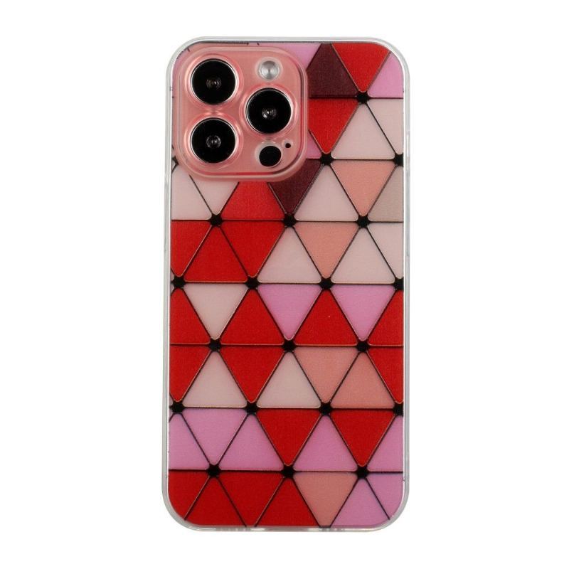 Etui do iPhone 13 Pro Anti-fall Mona Rhombus