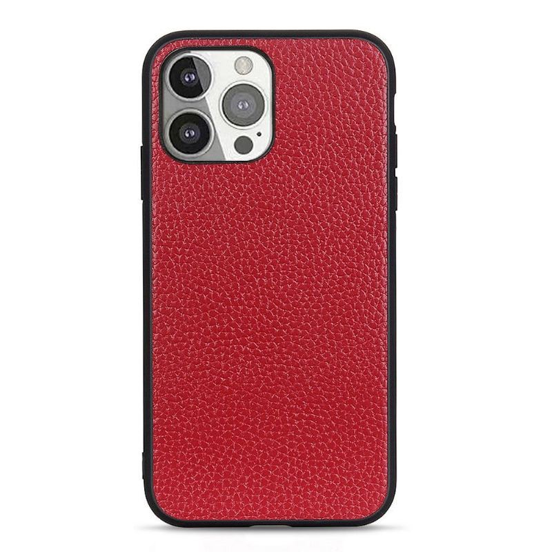 Etui do iPhone 13 Pro Anti-fall Skóra Ziarnista