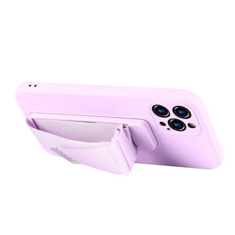 Etui do iPhone 13 Pro Biznes Etui Ochronne Z Paskiem