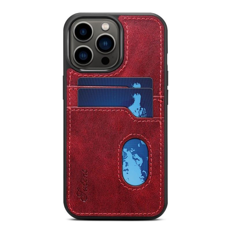 Etui do iPhone 13 Pro Classic Suteni Couture Posiadacz Karty