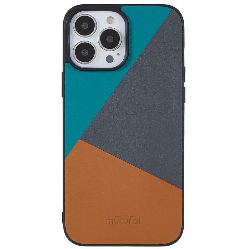 Etui do iPhone 13 Pro Tricolor Sztuczna Skóra