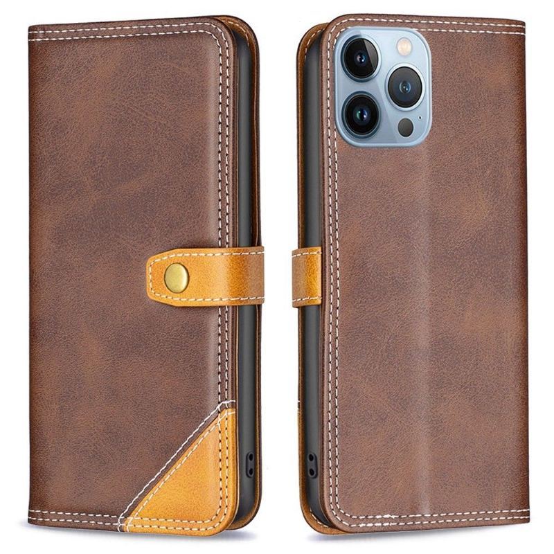 Etui Folio do iPhone 13 Pro Classic Binfen Series-8 Odsłonięte Szwy