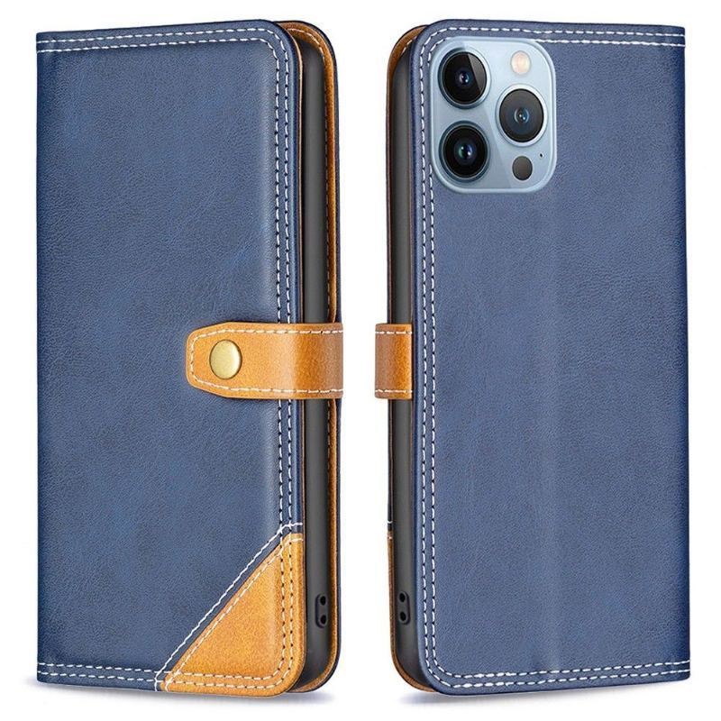 Etui Folio do iPhone 13 Pro Classic Binfen Series-8 Odsłonięte Szwy