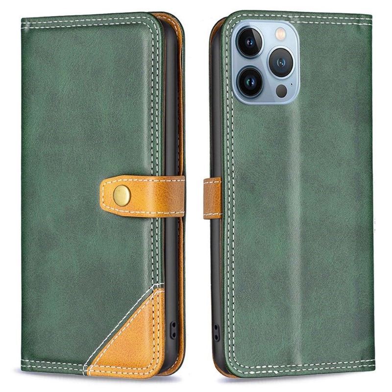 Etui Folio do iPhone 13 Pro Classic Binfen Series-8 Odsłonięte Szwy