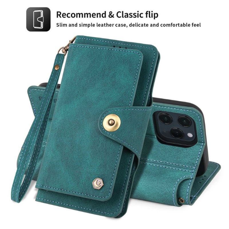 Etui Folio do iPhone 13 Pro Classic Pola Wieloprzedziałowy