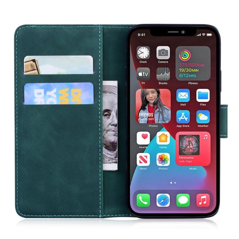 Etui Folio do iPhone 13 Pro Romane Miękki Dotyk