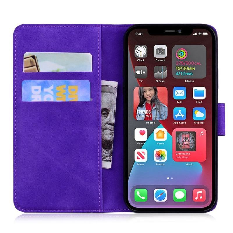 Etui Folio do iPhone 13 Pro Romane Miękki Dotyk