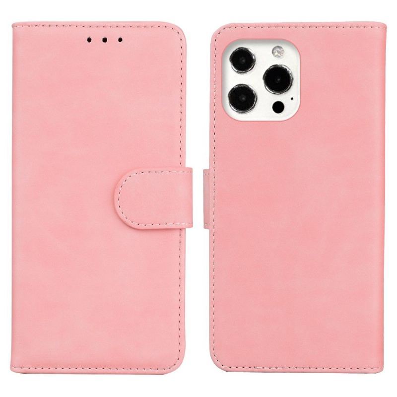 Etui Folio do iPhone 13 Pro Romane Miękki Dotyk