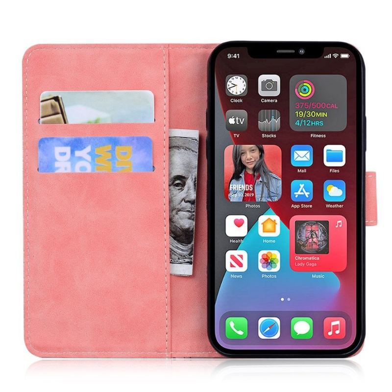 Etui Folio do iPhone 13 Pro Romane Miękki Dotyk