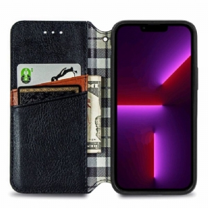 Etui Na Telefon Pokrowce do iPhone 13 Pro Biznes Kub Design Posiadacz Karty