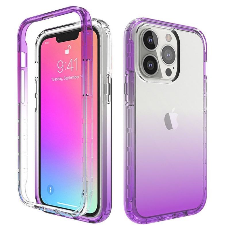 Futerały do iPhone 13 Pro Clear Gradient Odporny Na Wstrząsy