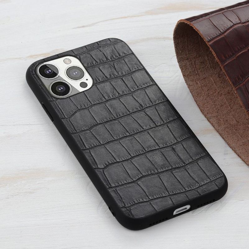 Futerały do iPhone 13 Pro Obrzeża Chic Croco