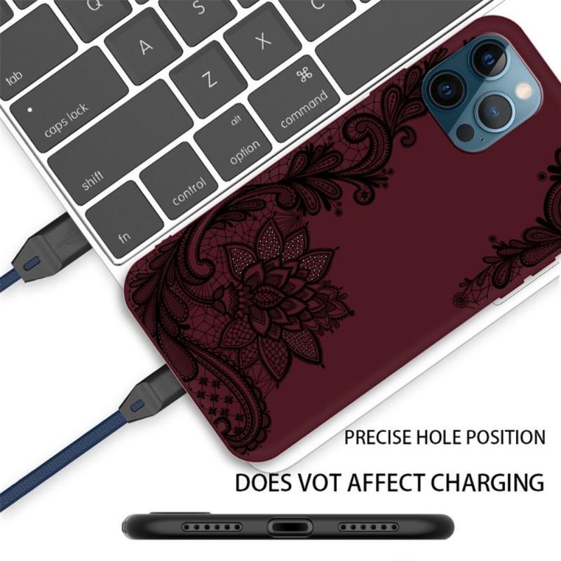 Futerały do iPhone 13 Pro Obrzeża Claudette Lace