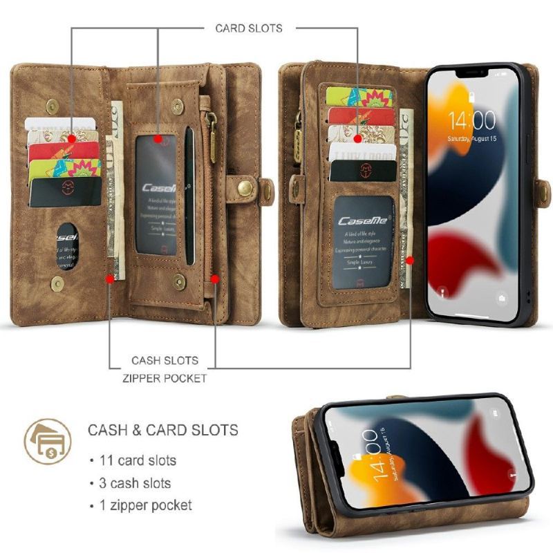 Futerały Etui Folio do iPhone 13 Pro Portfel 2w1 Moda