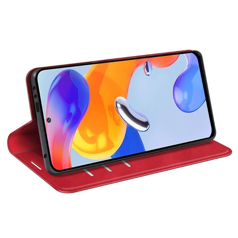 Case do Xiaomi Redmi Note 11 Pro / 11 Pro 5G Biznes Faux Skórzany Stojak Funkcyjny