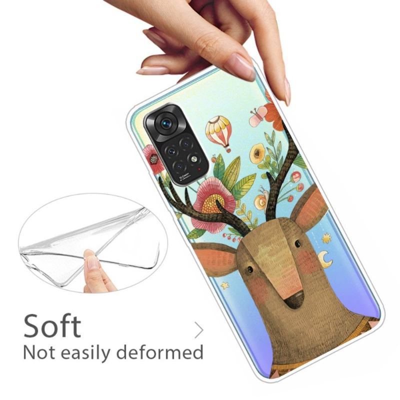 Etui do Xiaomi Redmi Note 11 Pro / 11 Pro 5G Ilustracja Jeleń