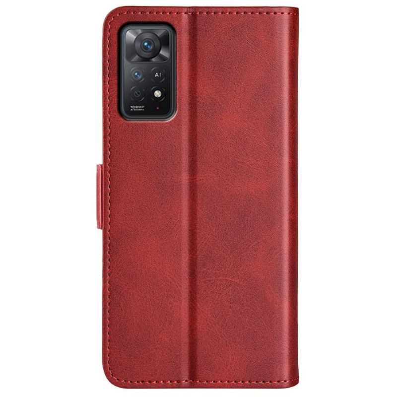 Etui do Xiaomi Redmi Note 11 Pro / 11 Pro 5G Portfel Matowy Pokrowiec Ze Sztucznej Skóry