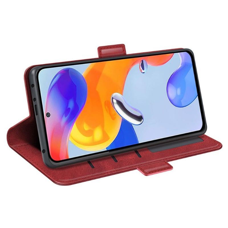 Etui do Xiaomi Redmi Note 11 Pro / 11 Pro 5G Portfel Matowy Pokrowiec Ze Sztucznej Skóry