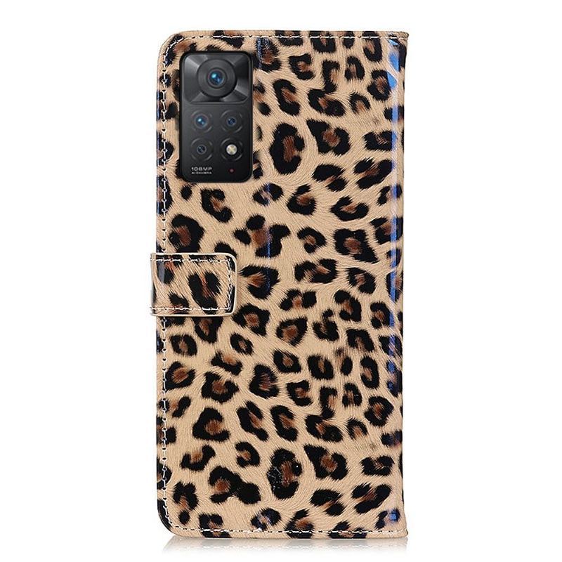 Etui Folio do Xiaomi Redmi Note 11 Pro / 11 Pro 5G Faux Leather Leopard Style