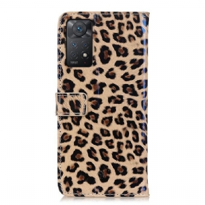 Etui Folio do Xiaomi Redmi Note 11 Pro / 11 Pro 5G Faux Leather Leopard Style