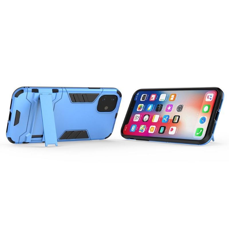 Etui do iPhone 11 Anti-fall Cool Guard Odporny Na Wstrząsy Ze Zintegrowaną Podstawą