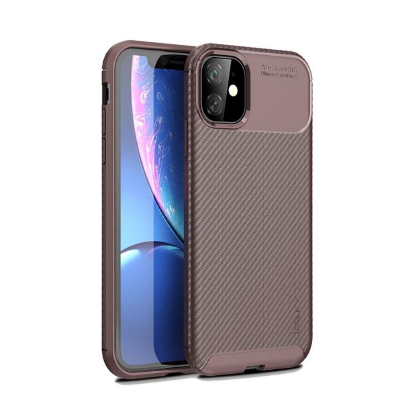 Etui do iPhone 11 Anti-fall Ipaky Powłoka Z Włókna Węglowego