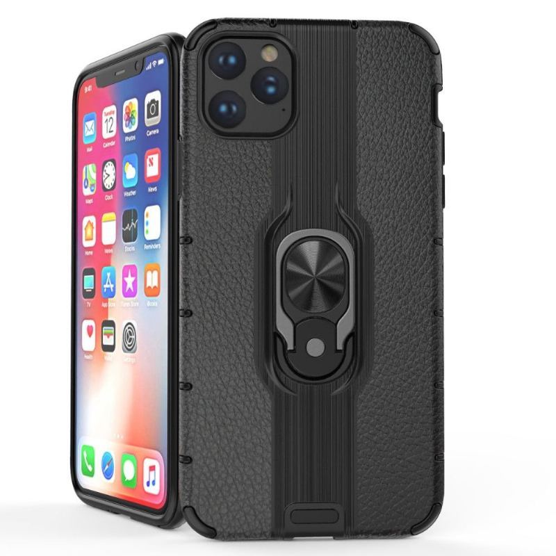 Etui do iPhone 11 Efekt Skóry Ze Zintegrowaną Podstawą