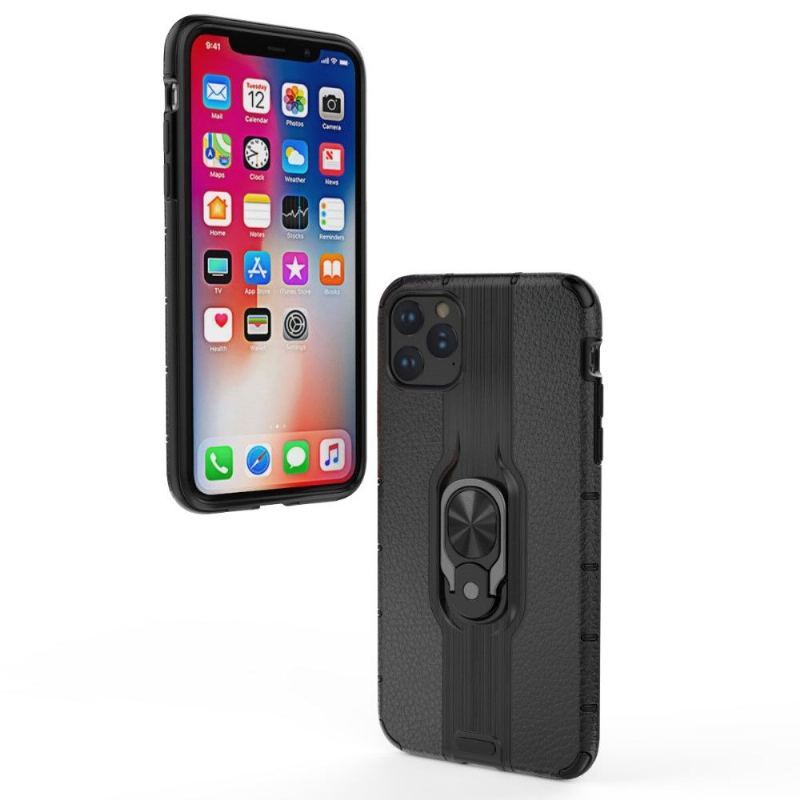 Etui do iPhone 11 Efekt Skóry Ze Zintegrowaną Podstawą