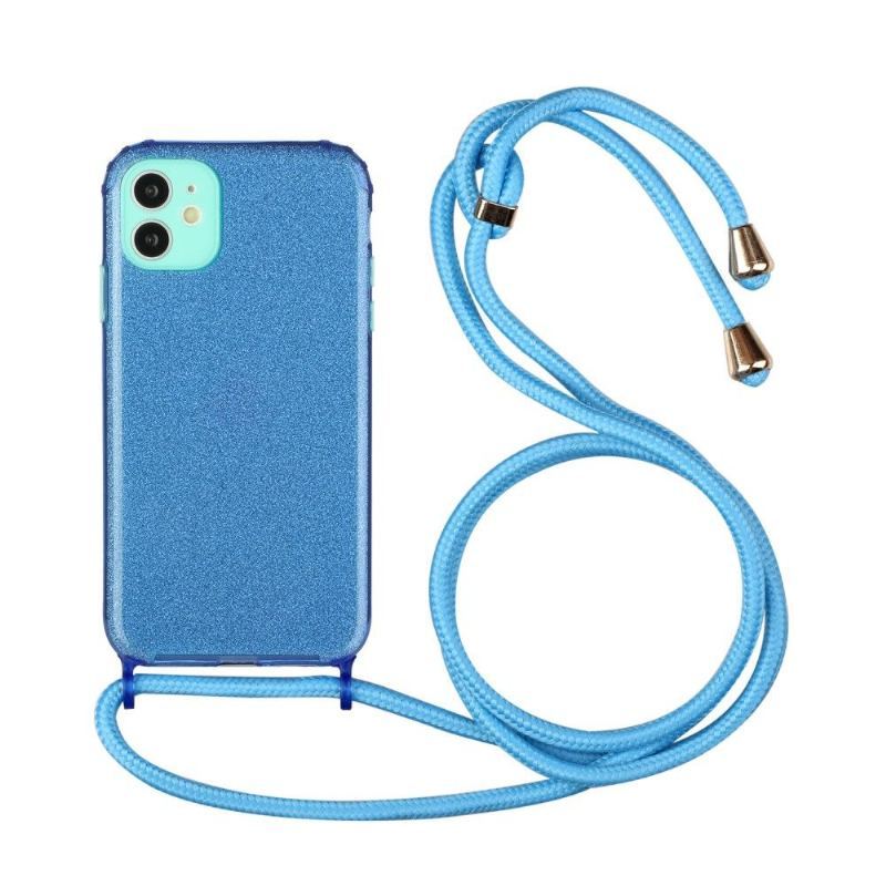 Etui do iPhone 11 Glamour Cekinowy Pasek Na Pasek