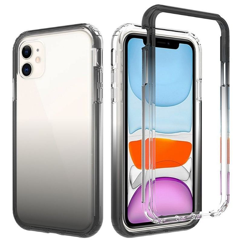 Etui do iPhone 11 Odporny Na Wstrząsy Przezroczysty Gradient