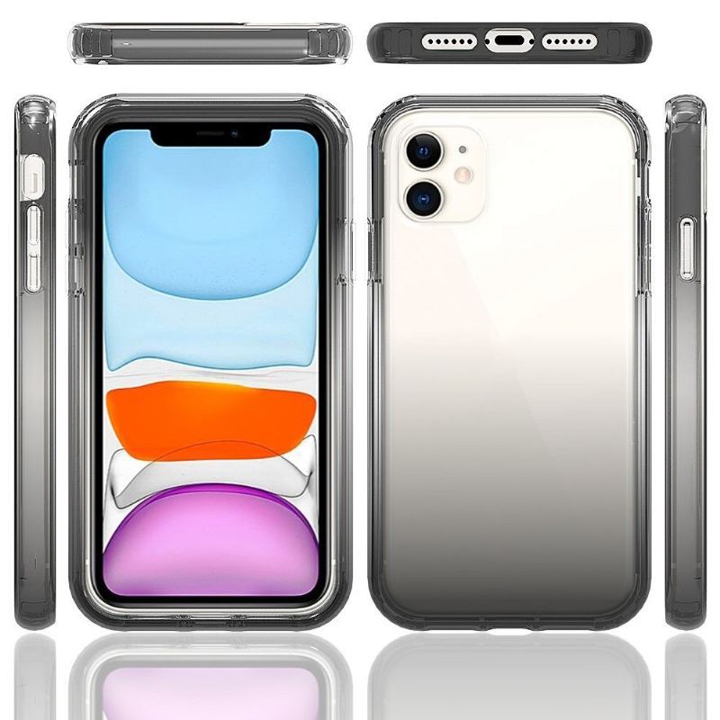 Etui do iPhone 11 Odporny Na Wstrząsy Przezroczysty Gradient