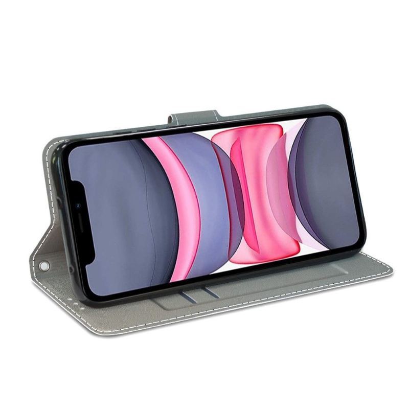 Etui Folio do iPhone 11 Classic Ilustracja Dzikie Liście