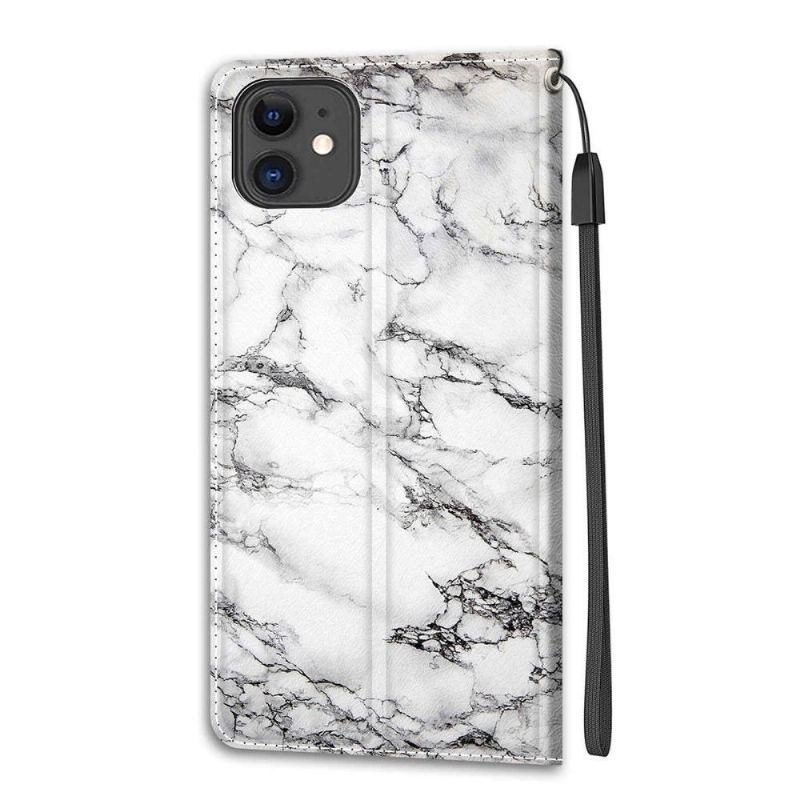 Etui Folio do iPhone 11 Marmurowy