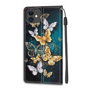 Etui Folio do iPhone 11 Motyle