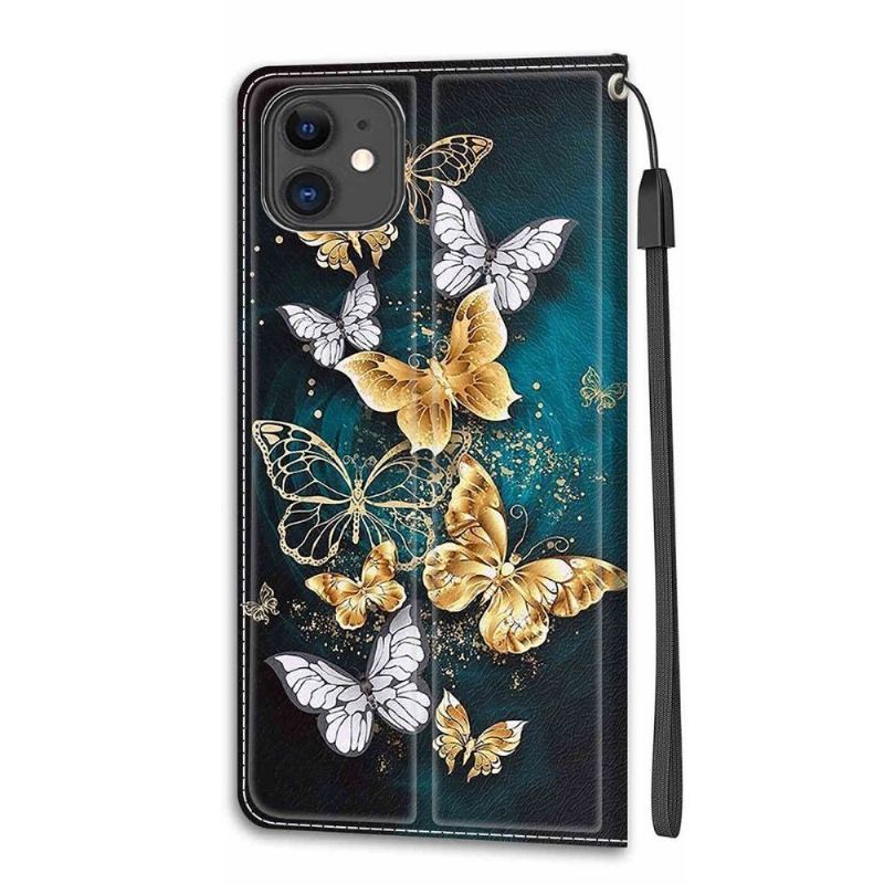 Etui Folio do iPhone 11 Motyle