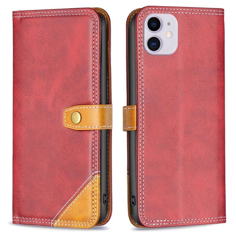 Etui Folio do iPhone 11 Obrzeża Binfen Series-8 Odsłonięte Szwy