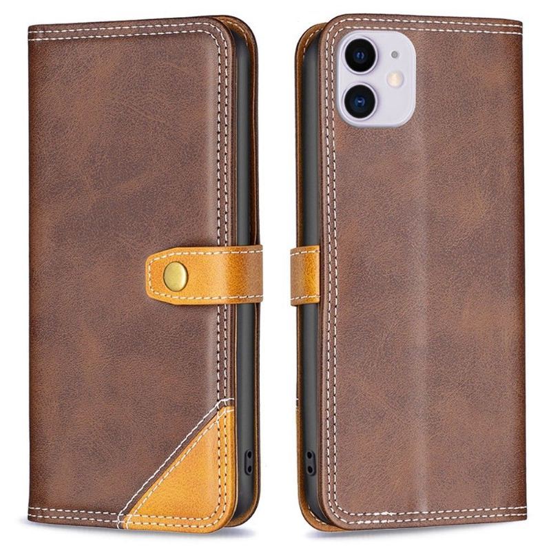 Etui Folio do iPhone 11 Obrzeża Binfen Series-8 Odsłonięte Szwy