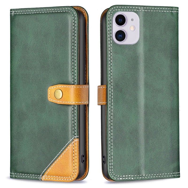 Etui Folio do iPhone 11 Obrzeża Binfen Series-8 Odsłonięte Szwy