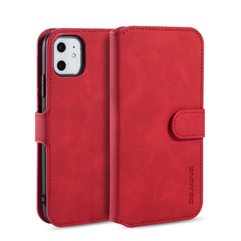 Etui Folio do iPhone 11 Obrzeża Dg Ming Styl Retro