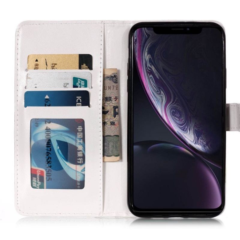 Etui Folio do iPhone 11 Pawie Kwiat