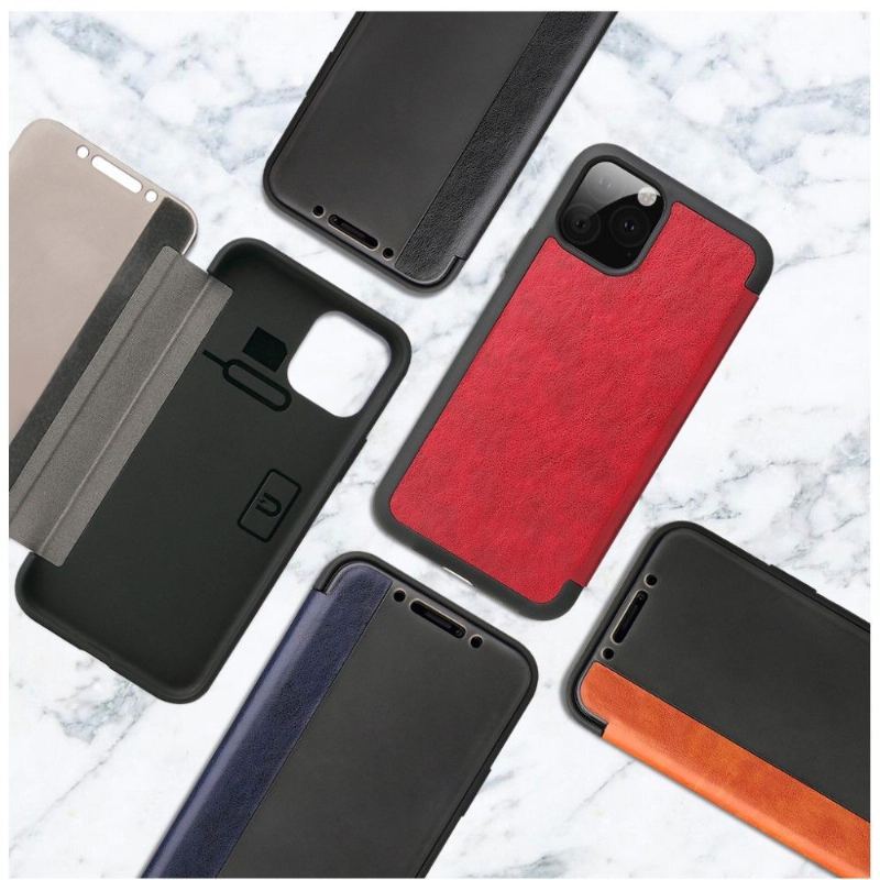 Etui Na Telefon do iPhone 11 Anti-fall Etui Folio Bicolor