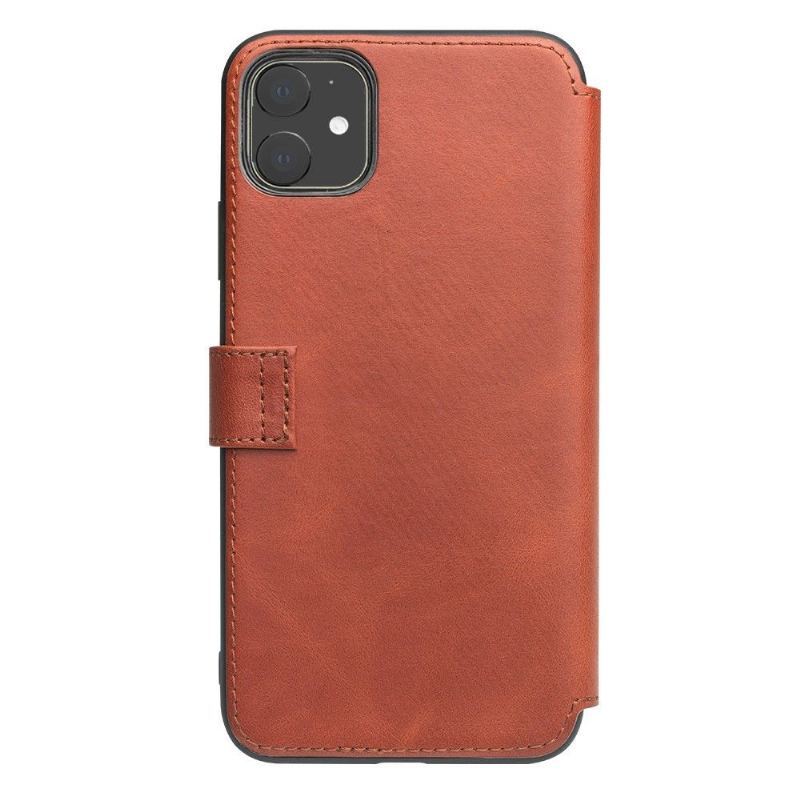 Futerały do iPhone 11 Etui Folio Prawdziwa Skóra