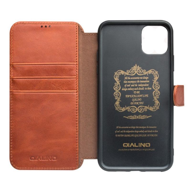 Futerały do iPhone 11 Etui Folio Prawdziwa Skóra