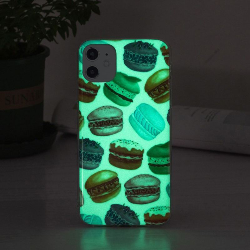 Futerały do iPhone 11 Fluorescencyjne Makaroniki