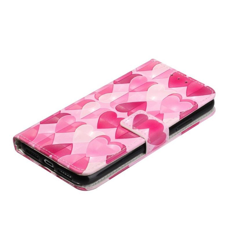 Obudowa Etui Na Telefon do iPhone 11 Hearts + Pasek Na Pasek