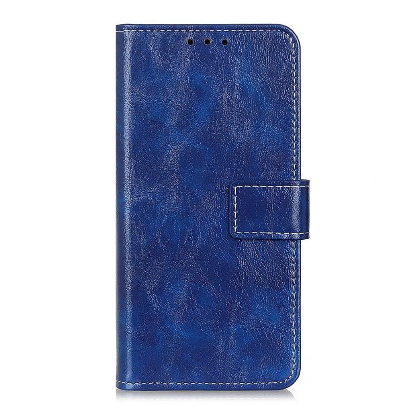 Etui Folio do Vivo V23 5G Classic Luksusowe Szwy Z Efektem Skóry