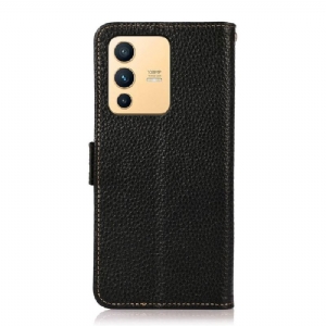 Obudowa Etui Na Telefon do Vivo V23 5G Khazneh Grained Leather First