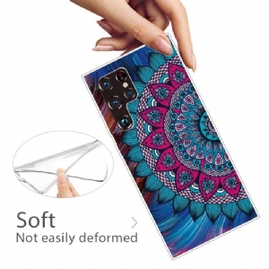 Etui do Samsung Galaxy S22 Ultra 5G Classic Kolorowa Mandala