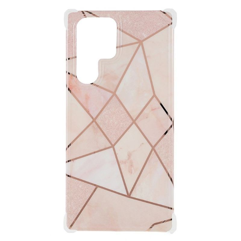 Etui do Samsung Galaxy S22 Ultra 5G Geometryczny Marmur