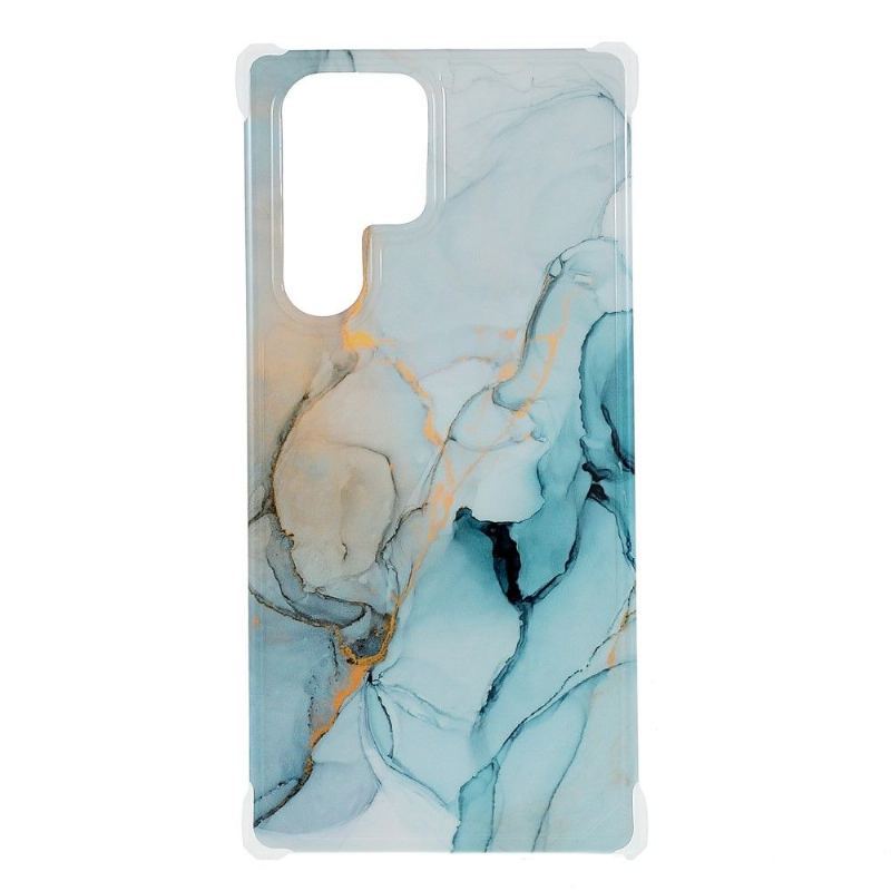 Etui do Samsung Galaxy S22 Ultra 5G Marble Ocean